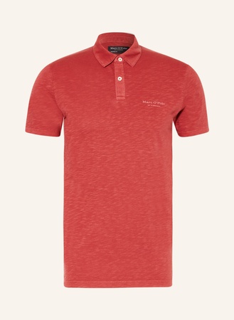 Marc O'Polo  Jersey-Poloshirt Shaped Fit rot beige
