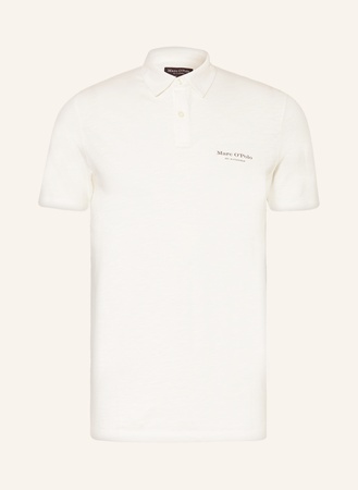 Marc O'Polo  Jersey-Poloshirt Shaped Fit weiss beige