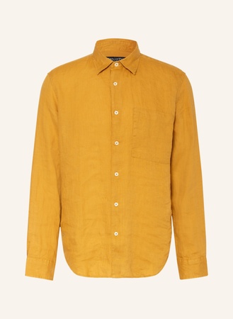 Marc O'Polo  Leinenhemd Regular Fit braun beige