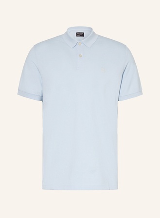 Marc O'Polo  Piqué-Poloshirt Basic Regular Fit blau beige