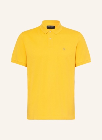 Marc O'Polo  Piqué-Poloshirt Basic Regular Fit gelb beige