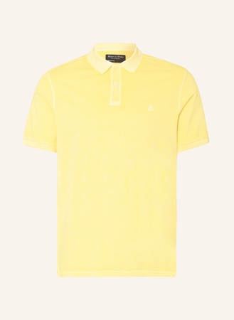 Marc O'Polo  Piqué-Poloshirt Regular Fit gelb beige