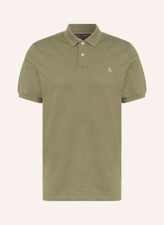 Marc O'Polo  Piqué-Poloshirt Regular Fit gruen