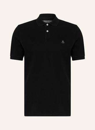 Marc O'Polo  Piqué-Poloshirt Regular Fit schwarz