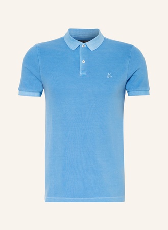 Marc O'Polo  Piqué-Poloshirt Shaped Fit blau beige