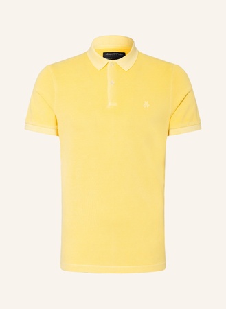 Marc O'Polo  Piqué-Poloshirt Shaped Fit gelb beige