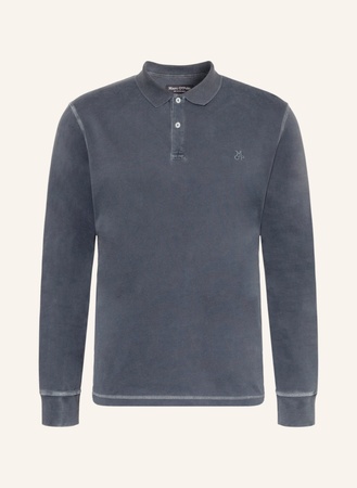 Marc O'Polo  Poloshirt Regular Fit blau grau