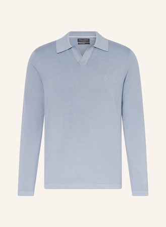 Marc O'Polo  Strick-Poloshirt blau