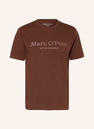 Marc O'Polo  T-Shirt braun beige