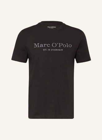 Marc O'Polo  T-Shirt schwarz beige