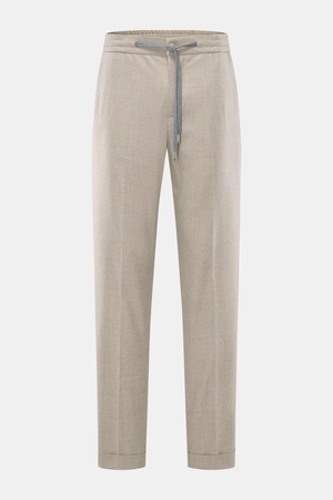 Marco Pescarolo  - Herren - Cashmere Jogpants 'Caracciolo' beige meliert