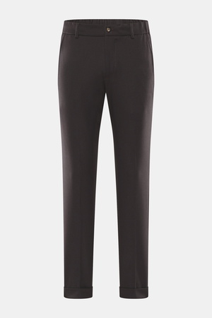 Marco Pescarolo  - Herren - Cashmere-Jogpants 'Manu' dunkelbraun