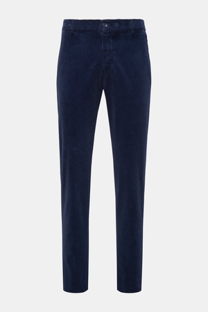 Marco Pescarolo  - Herren - Cord-Joggpants 'Manu' navy