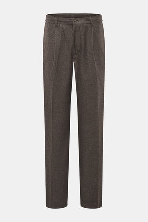 Marco Pescarolo  - Herren - Hose 'Dieci' dunkelbraun meliert