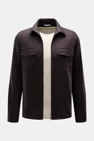 Marco Pescarolo  - Herren - Overshirt 'Urus' graubraun