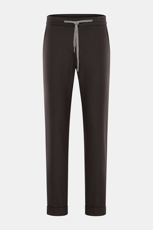Marco Pescarolo  - Herren - Woll-Jogpants 'Caracciolo' graubraun