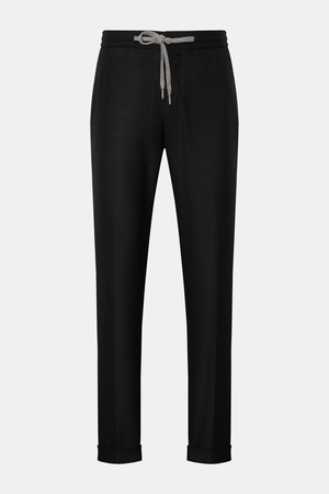 Marco Pescarolo  - Herren - Woll-Jogpants 'Caracciolo' schwarz