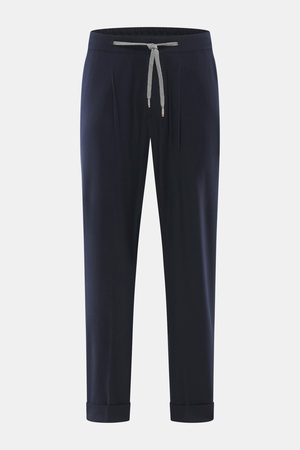 Marco Pescarolo  - Herren - Woll-Jogpants 'Varenne' navy