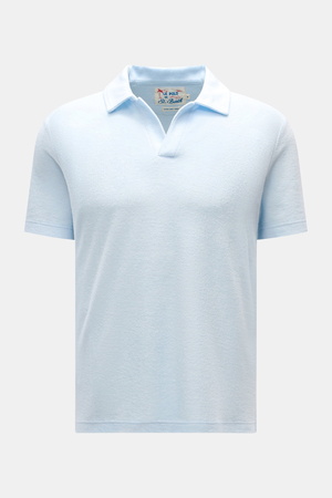 MC2 Saint Barth  - Herren - Frottee-Poloshirt 'Jeremy' pastellblau