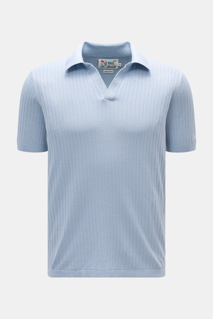 MC2 Saint Barth  - Herren - Kurzarm-Strickpolo rauchblau