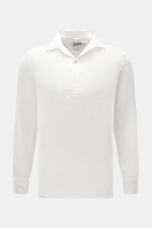 MC2 Saint Barth  - Herren - Popover-Leinenhemd 'Raphael' Haifisch-Kragen offwhite