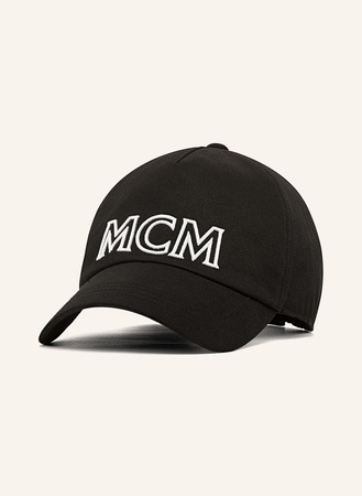 MCM  Cap schwarz beige