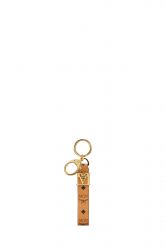 MCM Schlüsselanhänger Visetos Original Key Ring Cognacbraun beige
