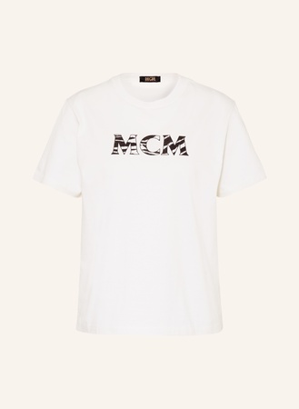 MCM  T-Shirt beige weiss