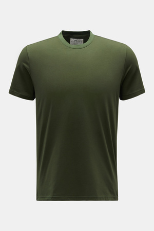 Mey Story  - Herren - Rundhals-T-Shirt dunkelgrün grau