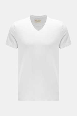 Mey Story  - Herren - V-Neck T-Shirt weiß