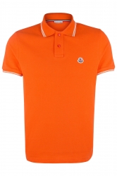 Moncler Herren Poloshirt Orange orange
