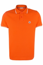 Moncler Herren Poloshirt Orange orange