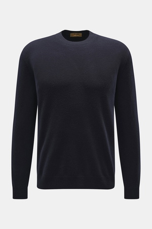 Moorer  - Herren - Cashmere Rundhalspullover 'Orvieto-WY' navy
