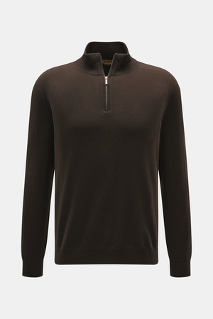 Moorer  - Herren - Cashmere Troyer 'Terni-WY' dunkelbraun