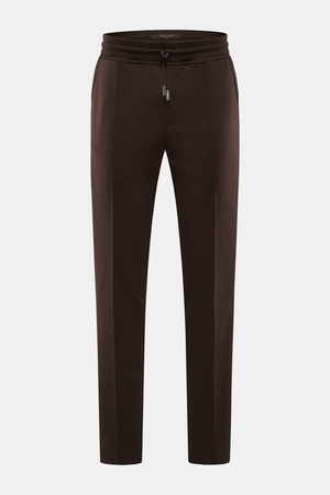 Moorer  - Herren - Sweathose 'Crispin' dunkelbraun