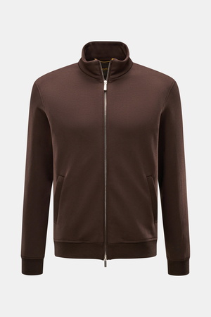 Moorer  - Herren - Sweatjacke 'Crispin Felpa' dunkelbraun