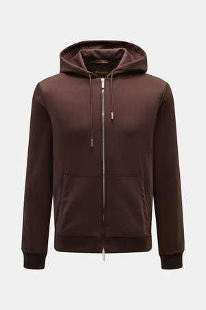 Moorer  - Herren - Sweatjacke 'Matthew Felpa' dunkelbraun