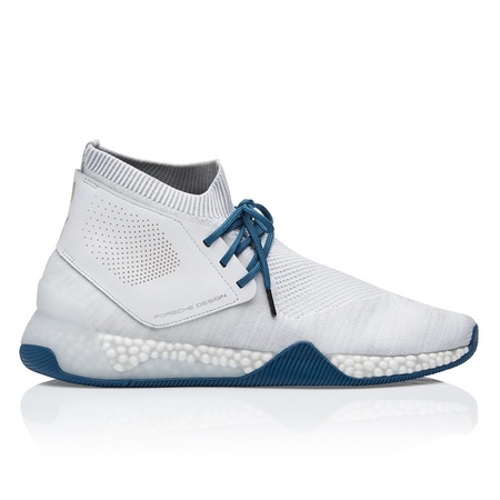 Porsche Design Hybrid EVO Knit Sports Shoes - puma white/glacier grey/moroccan blue - UK 7.5