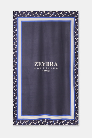 Zeybra Portofino 1962  - Herren - Strandtuch navy/multicolor gemustert