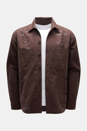 Nanushka  - Herren - Overshirt 'Jari' dunkelbraun