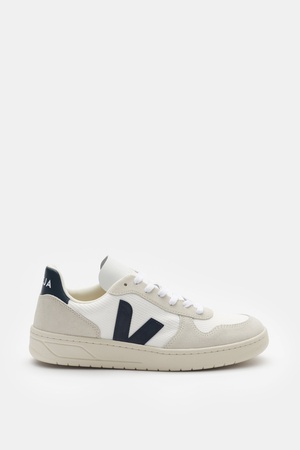 Veja - Herren - Sneaker 'V-10 B-Mesh' offwhite/beige/navy