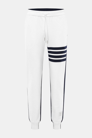 Thom Browne  - Herren - Sweathose weiß/navy
