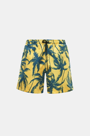 PT Torino  - Herren - Badeshorts gelb/navy gemustert