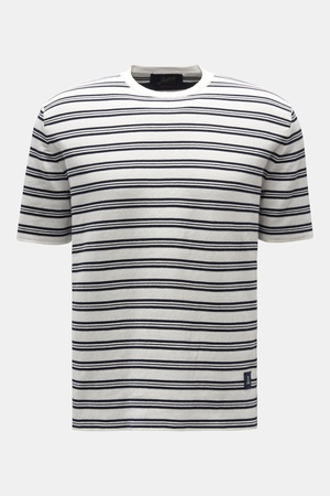 Seafarer  - Herren - Rundhals-T-Shirt weiß/navy gestreift