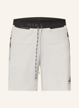 Nike  2-In-1-Laufshorts Trail Second Sunrise grau
