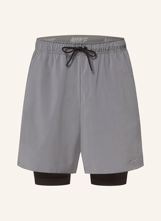 Nike  2-In-1-Trainingsshorts Dri-Fit Unlimited grau
