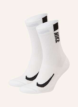 Nike  2er-Pack Laufsocken Multiplier weiss