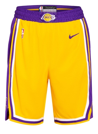 Nike  Basketballshorts Swingman gelb lila
