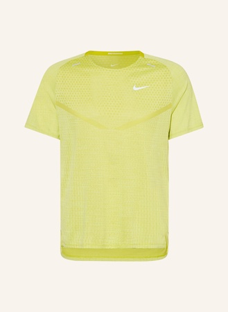 Nike  Laufshirt Dri-Fit Adv Techknit Ultra gruen beige