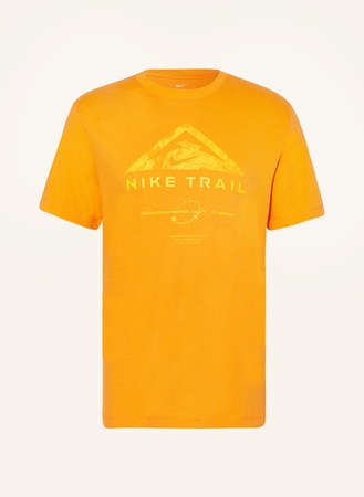 Nike  Laufshirt Dri-Fit orange weiss